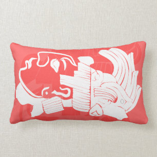 MAYAN Throw Pillow Lumbar 13" x 21"