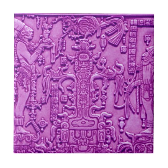 MAYAN TREE OF LIFE TILE (Front)