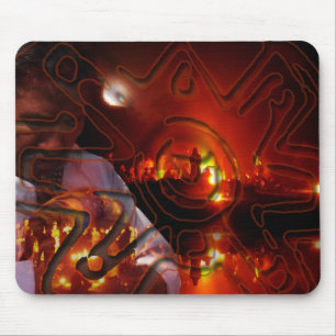 Mayan Winter Solstice Mouse Pad