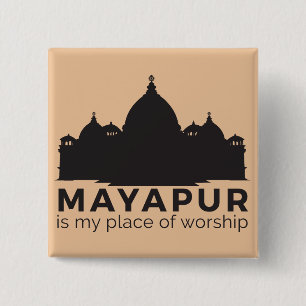 Mayapur is My Place of Worship Button