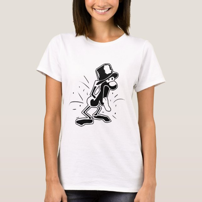 Maybe Im Just Crazy - Ladies White T-Shirt (Front)