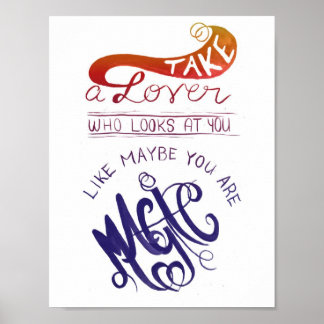 Maybe You Are Magic Poster