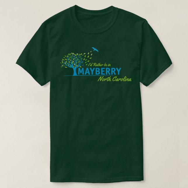 Mayberry North olina from the Andy Griffith Show T-Shirt (Design Front)