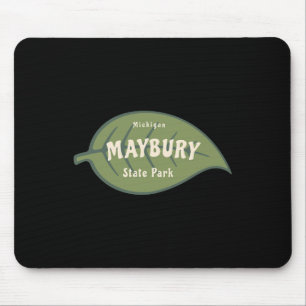 Maybury State Park Michigan Fall Leaves Vacation  Mouse Pad