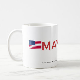 MAYDAY Logo & American Flag Cup