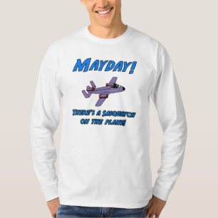 Mayday! There's A Sasquatch On The Plane! T-Shirt
