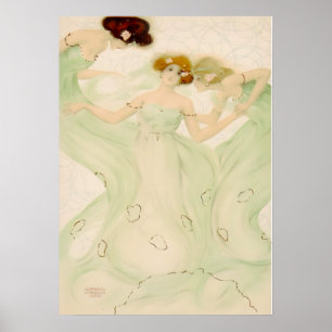 Mayflies by Raphael Kirchner Poster