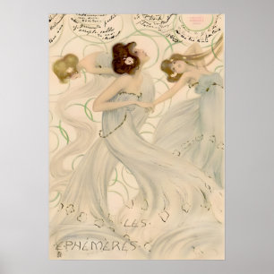 Mayflies II by Raphael Kirchner Poster