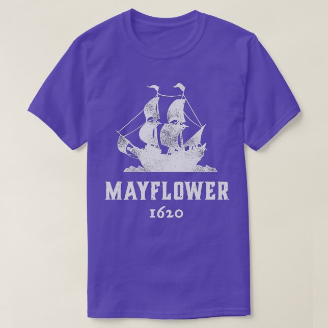 Mayflower 400th Anniversary Shirt 1620 Thanksgivin (Design Front)