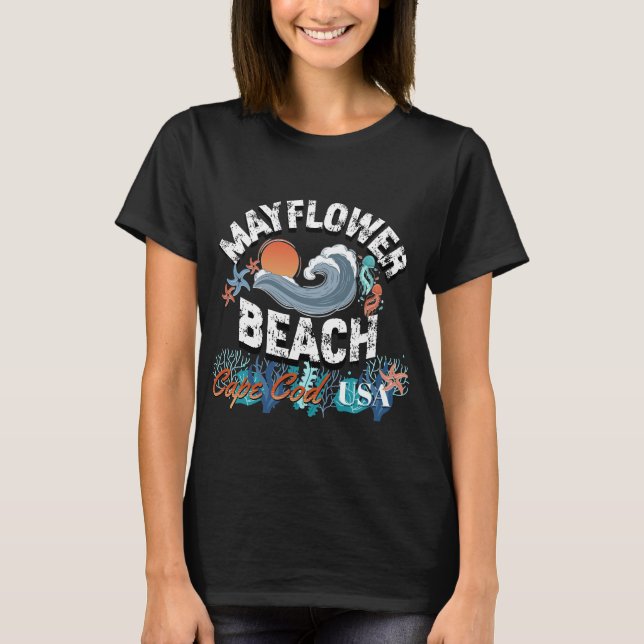 Mayflower Beach, Cape Cod T-Shirt (Front)
