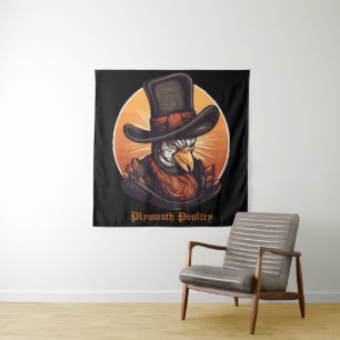 Mayflower Gobbler Tapestry