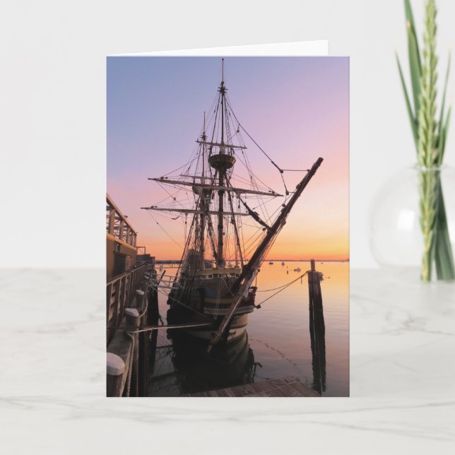 Mayflower II October dawn Card (Front)