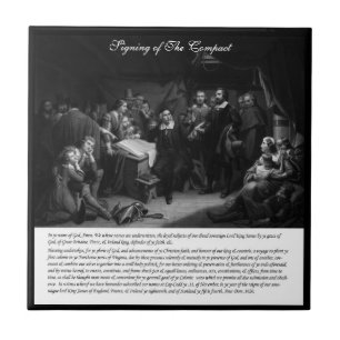 Mayflower - Signing of the Compact Tile
