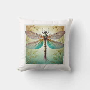 Mayfly in Natural Harmony 100924IREF234 - Watercol Cushion