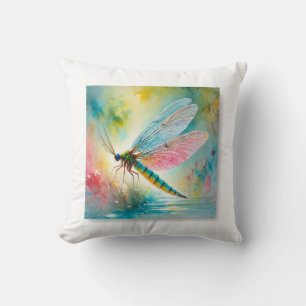 Mayfly in Watercolor 140724AREF114 - Watercolor Cushion