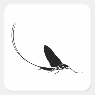Mayfly Square Sticker
