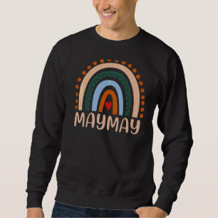 Maymay Rainbow Grandma Cute Mothers Day Maymay Sweatshirt