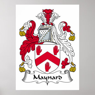 Maynard Family Crest Poster