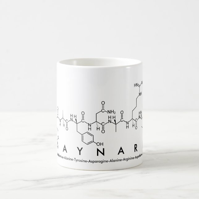 Maynard peptide name mug (Center)