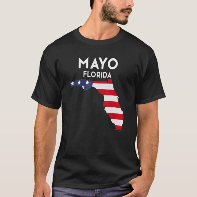 Mayo Florida USA State America Travel Floridian T-Shirt (Front)
