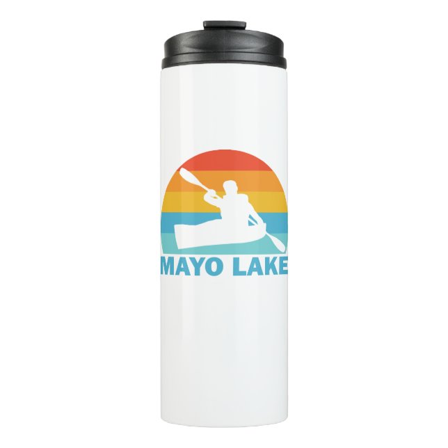 Mayo Lake North Carolina Kayak Thermal Tumbler (Front)
