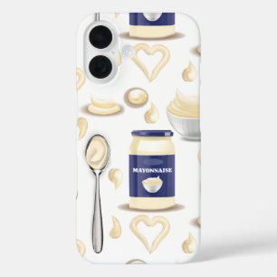 mayo mayonnaise condiment creamy spread sauce iPhone 16 case