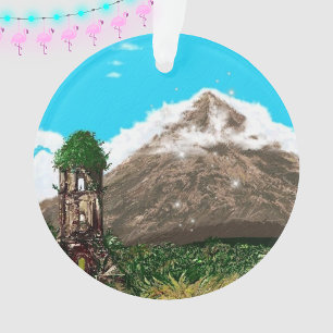 Mayon Volcano Ornament