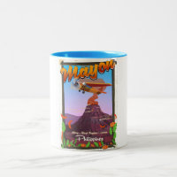 Mayon Volcano philippines adventure poster