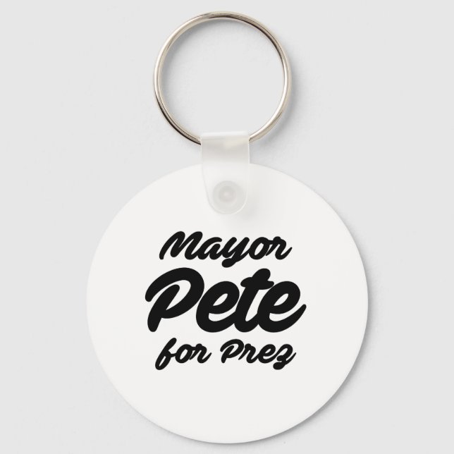 Mayor Pete for Prez Key Ring (Front)