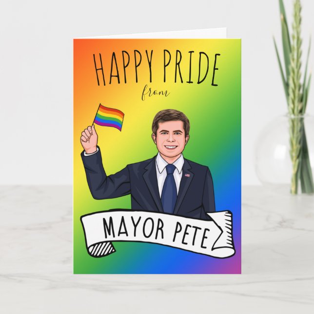 Mayor Pete Pride Card (Front)