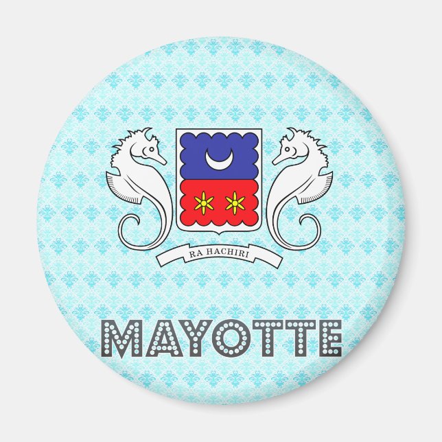 Mayotte Coat of Arms Magnet (Front)