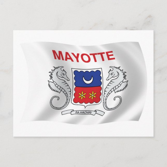 Mayotte Flag Postcard (Front)