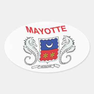 Mayotte Flag Sticker