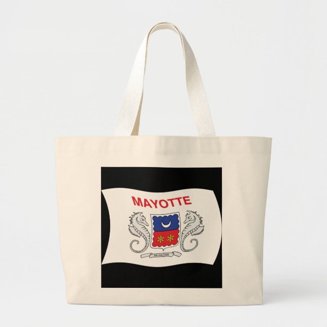 Mayotte Flag Tote Bag (Front)