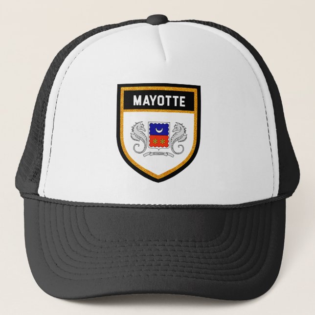 Mayotte Flag Trucker Hat (Front)