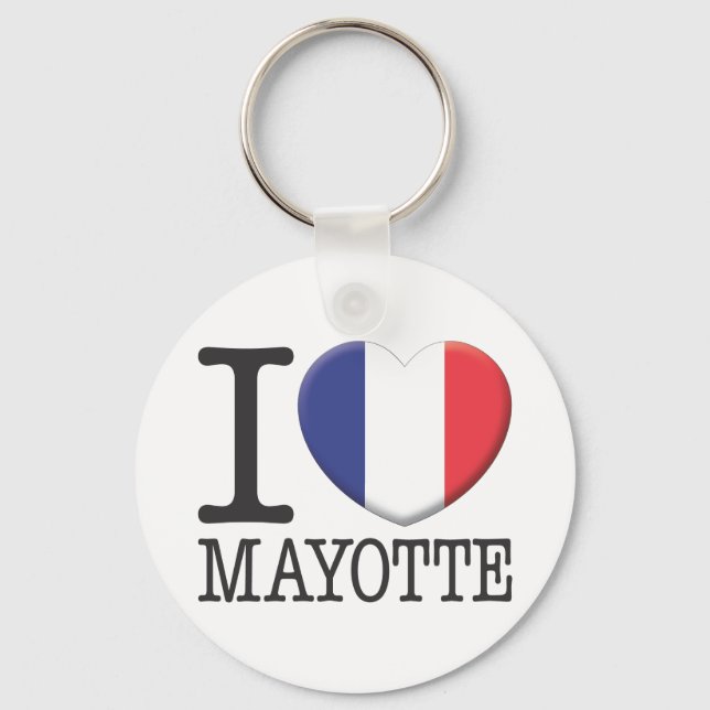 Mayotte Key Ring (Front)