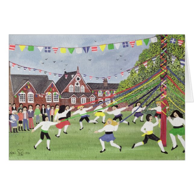 Maypole Dancing 1991 (Front Horizontal)