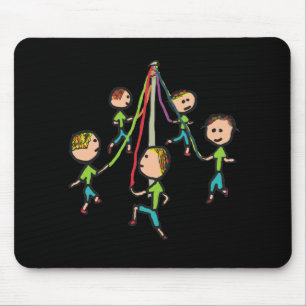 Maypole Dancing Mouse Pad