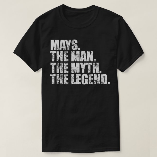 MaysMays Family name Mays last Name Mays Surname M T-Shirt (Design Front)