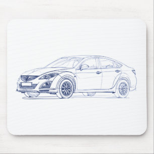 Maz 6 sedan 2011 mouse pad