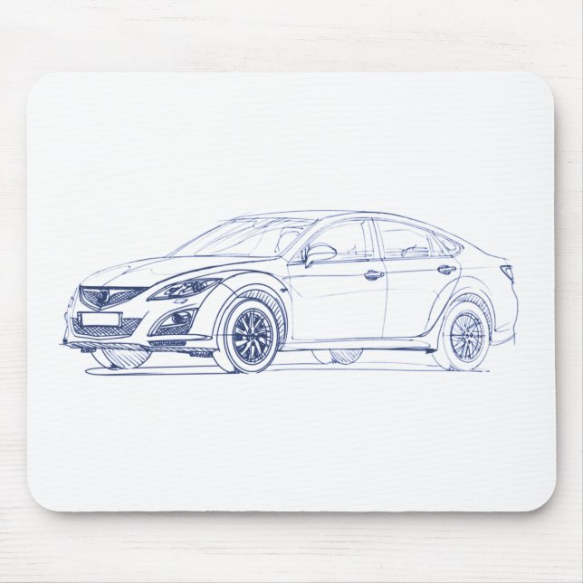 Maz 6 sedan 2011 mouse pad (Front)