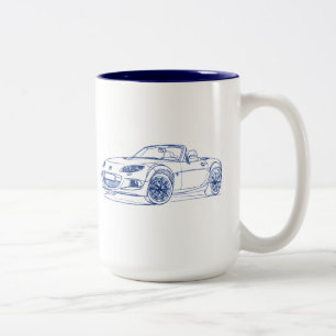 Maz Miata MX5 2013 Two-Tone Coffee Mug