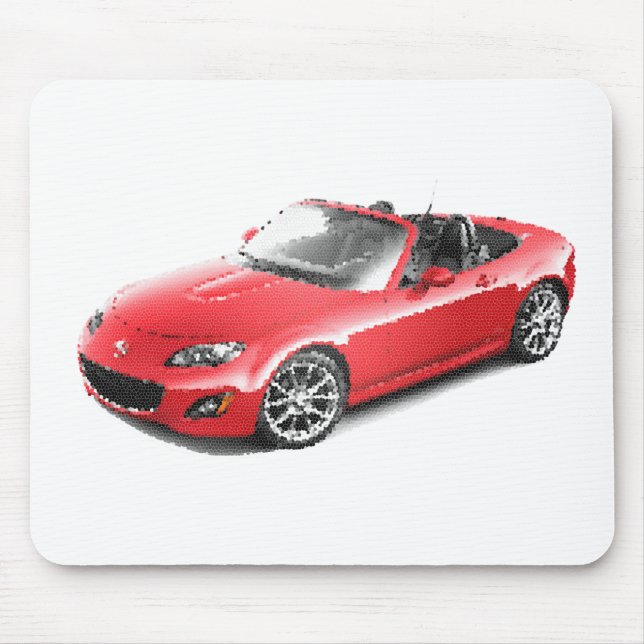 Maz Miata MX5 Eunos Gen3-5 cracked Mouse Pad (Front)