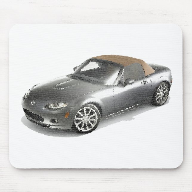 Maz Miata MX5 Eunos Gen3 cracked Mouse Pad (Front)