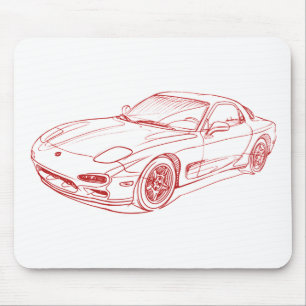 Maz RX7 FD Mouse Pad