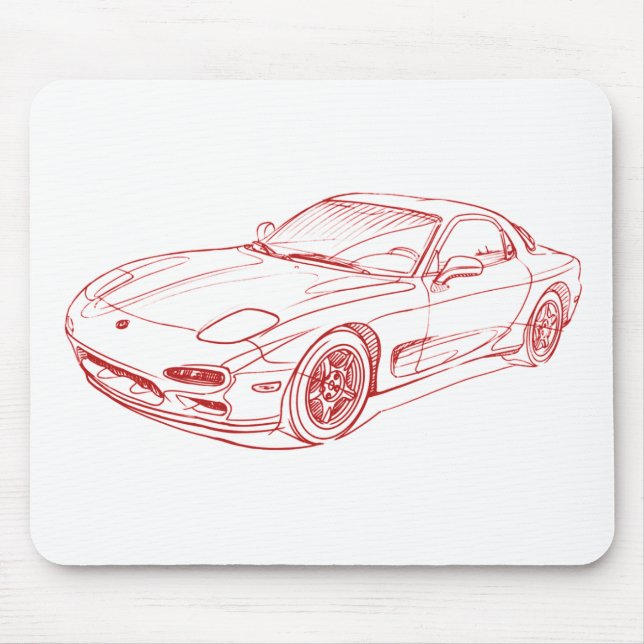 Maz RX7 FD Mouse Pad (Front)