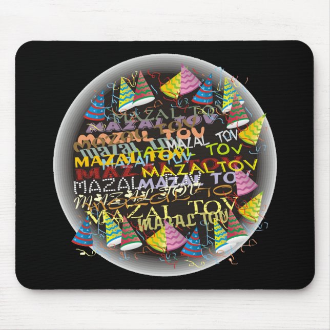 mazal tovs mouse pad (Front)