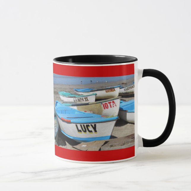 Mazatlan Fishing Boats Mug (Right)