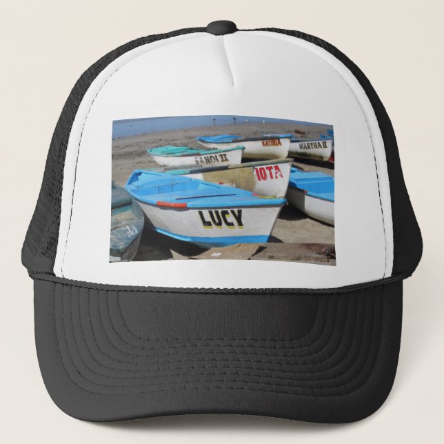 Mazatlan Fishing Boats Trucker Hat (Front)