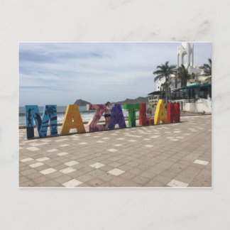 Mazatlán Mexico Logo City Postcard